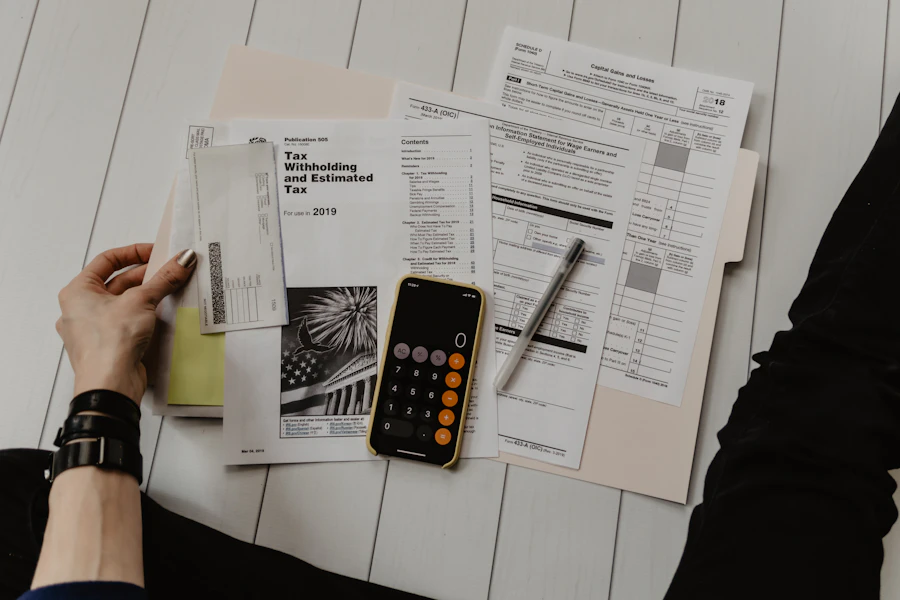 Website owner reviewing domain renewal dates and renewal documents